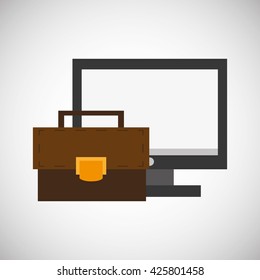 office design. supply icon. Isolated illustration , editable vector