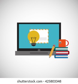 office design. supply icon. Isolated illustration , editable vector