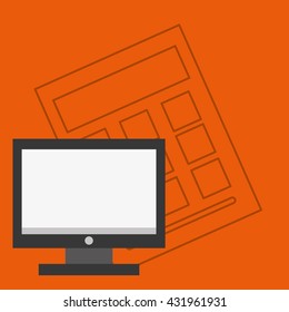 office design. supply icon. Isolated illustration , editable vector
