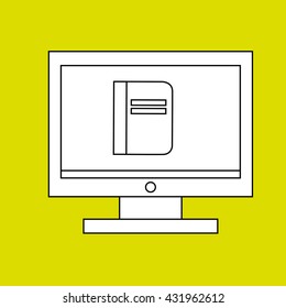 office design. supply icon. Isolated illustration , editable vector