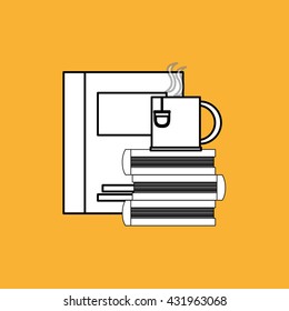 office design. supply icon. Isolated illustration , editable vector