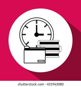 office design. supply icon. Isolated illustration , editable vector