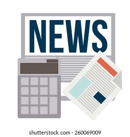 Office design, vector illustration