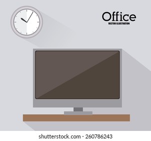 Office design, vector illustration