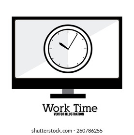 Office design, vector illustration