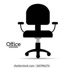 Office design, vector illustration