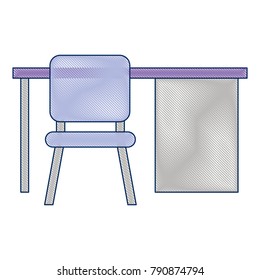 office desk and chair
