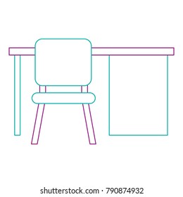 office desk and chair