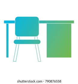 office desk and chair