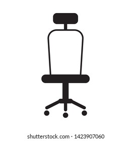 Office or desk chair. Vector illustration.