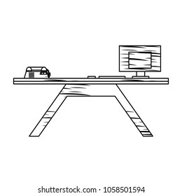 Office desk design