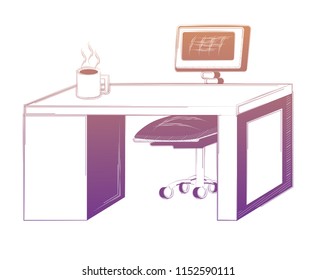 office desk design