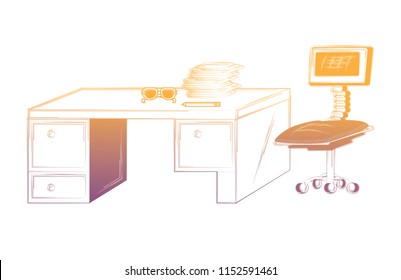 office desk design