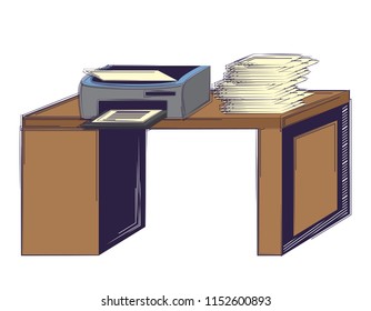 office desk design