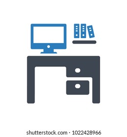 Office Desk Icon