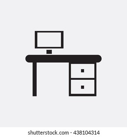 Office desk Icon