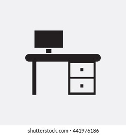 Office desk Icon