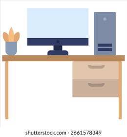 Elemento Ícone Do Office Desk Para Design