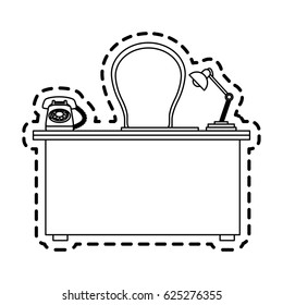 office desk icon image 