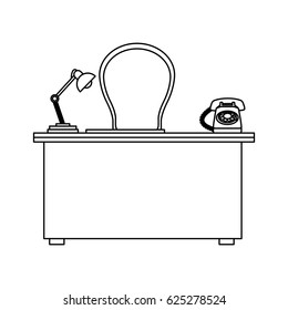 office desk icon image 