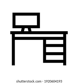 Büroschreibsymbol oder Logo einzeln auf Zeichensymbolen, Vektorgrafik - hochwertige Vektorsymbole in schwarzem Stil
