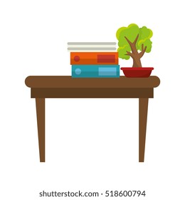 office desk isolated icon