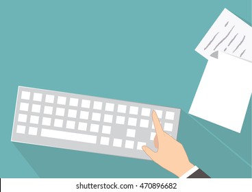  office desk vector background