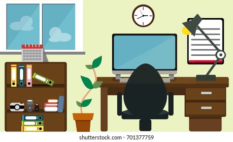 Office desk Workstation in flash design