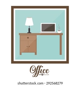 Office digital design, vector illustration eps 10