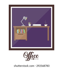 Office digital design, vector illustration eps 10