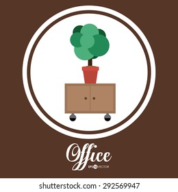 Office digital design, vector illustration eps 10