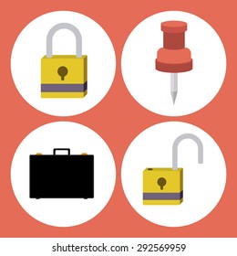 Office digital design, vector illustration eps 10