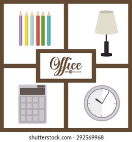 Office digital design, vector illustration eps 10