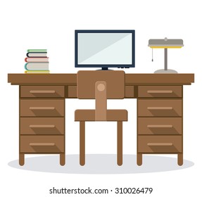 Office digital design, vector illustration eps 10