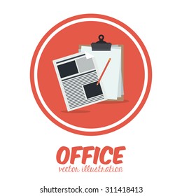 Office digital design, vector illustration eps 10