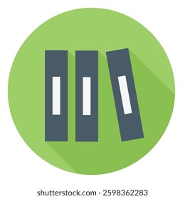 Office document file icon representing paperwork, organization, and professional work management.