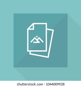 Office document line icon
