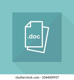 Office document line icon