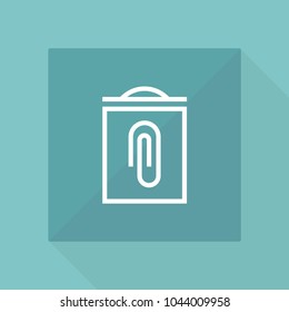Office document line icon