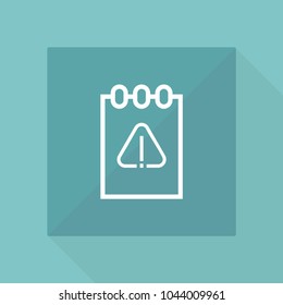 Office document line icon