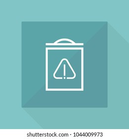 Office document line icon