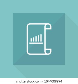 Office document line icon