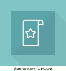 Office document line icon