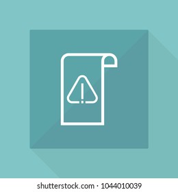 Office document line icon