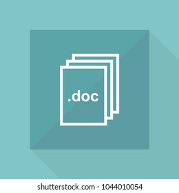 Office document line icon