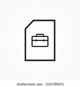 office document  single icon design