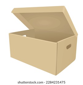 Office documentation box. vector illustration