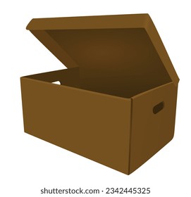 Office documentation box. vector illustration
