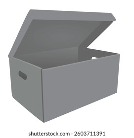 Office documentation box. vector illustration