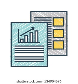 office documents isolated icons